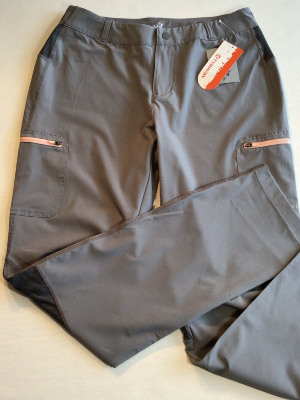 Merrell Pants Athletic Gray Lightweight Women’s Size 10 NWT